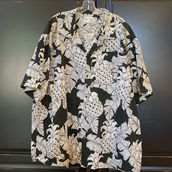 ViNTAGE BISHOP ST Aloha Shirt with PINEAPPLE Motif Size 5XL - Picture 7 of 8